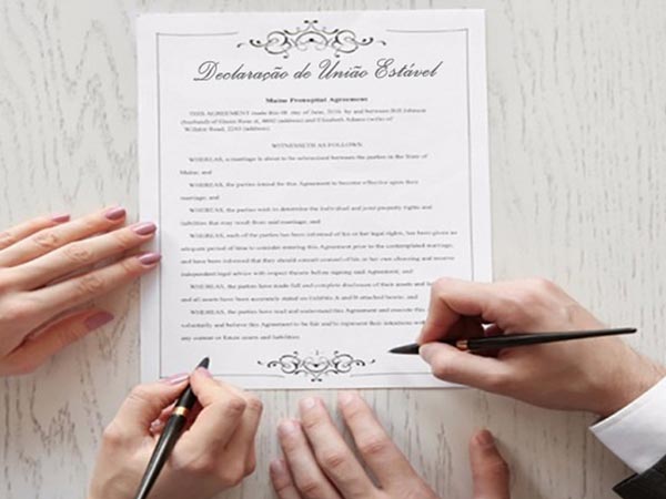 declaração de união estável