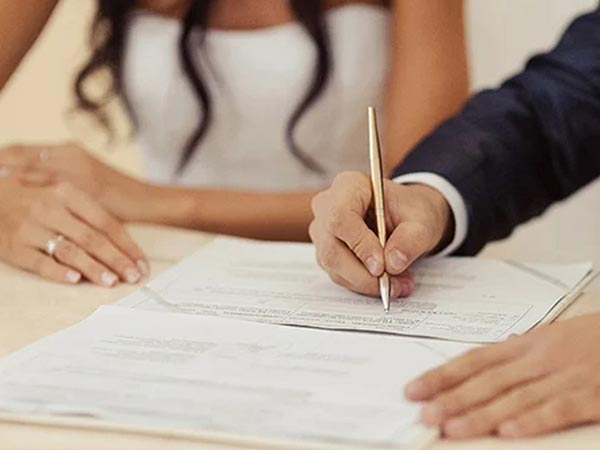 lavratura do pacto antenupcial